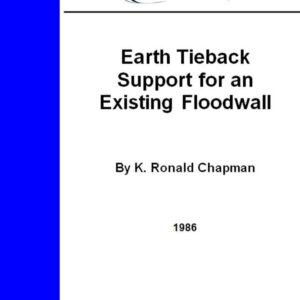 Earth Tieback Support for an Existing Floodwall