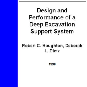 Design and Performance of a Deep Excavation Support System