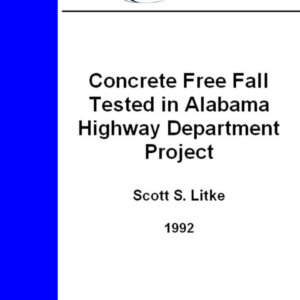 Concrete Free Fall Tested in Alabama Highway Department Project